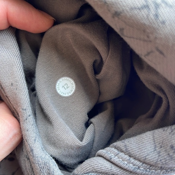 Lululemon Warm Down Jogger 7/8 Length Thread Dye Rover Black Colour Size 12 - Picture 11 of 15